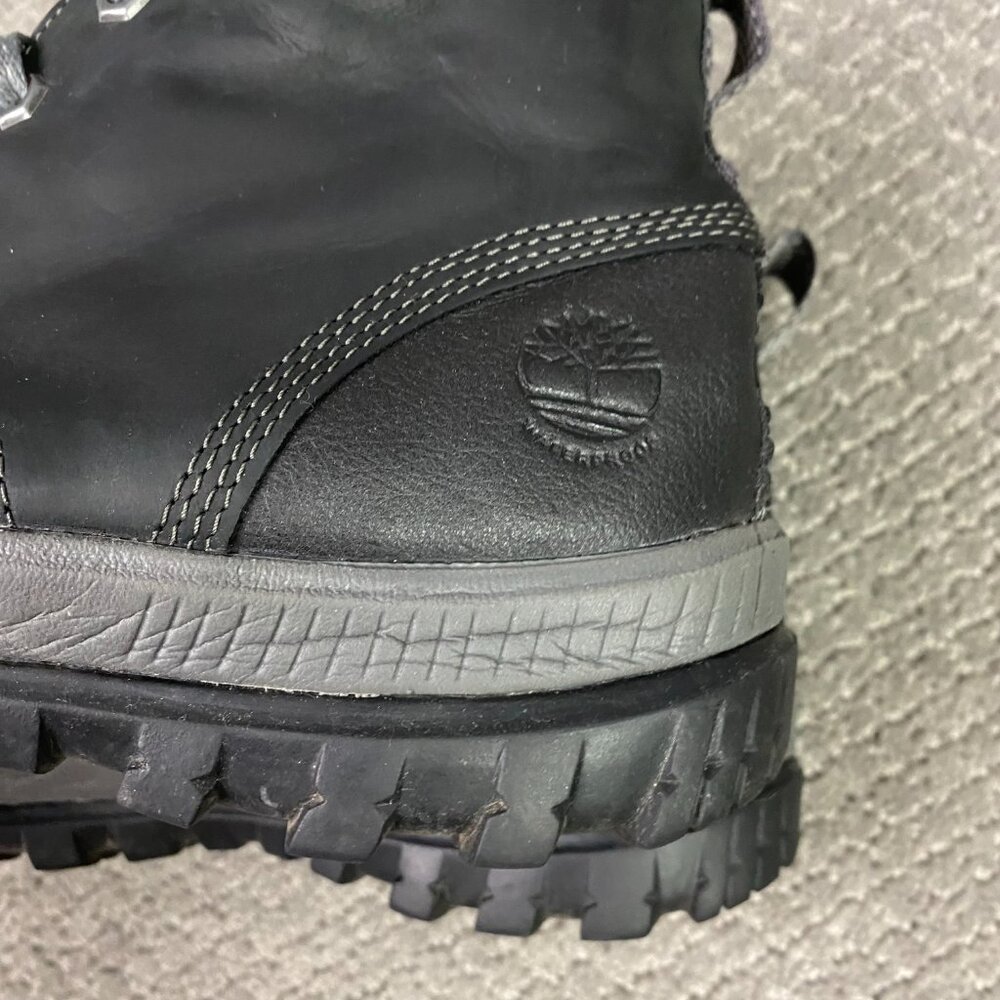 Timberland MT Hayes Boots Women's 9 Black Leather Winter Waterproof Primaloft - Picture 8 of 14